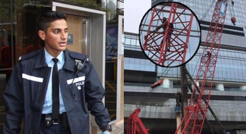 Hong Kong’s ‘Most Handsome Police Officer’ Saves Suicidal Man, Speaks Perfect Cantonese