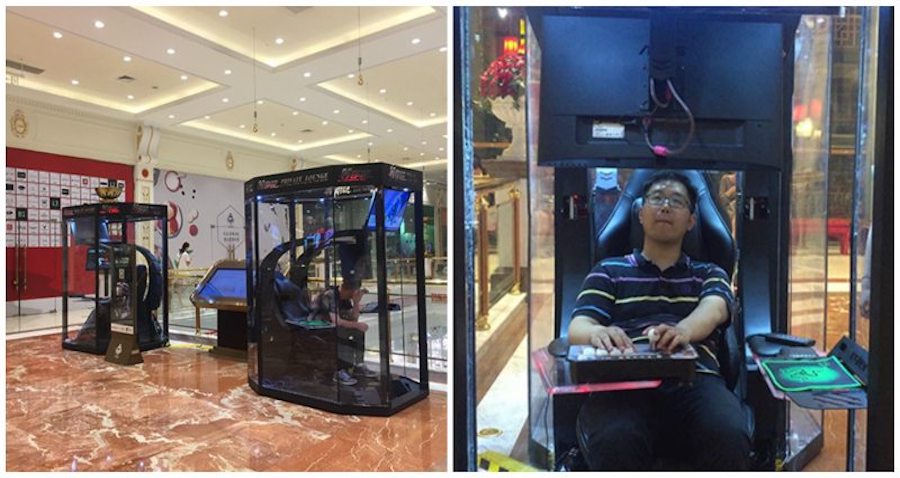 Chinese Mall Offers ‘Husband Storage’ Pods So Wives Won’t Drag Them Shopping