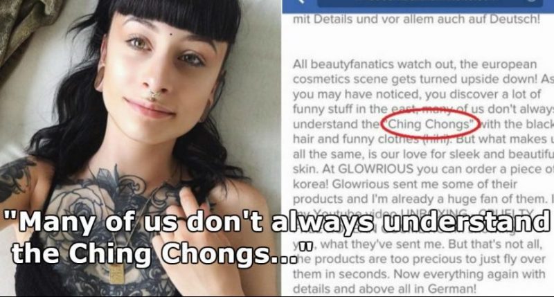 Racist YouTuber Calls East Asians ‘Ching Chongs’ and ‘Ching Wong Yung’