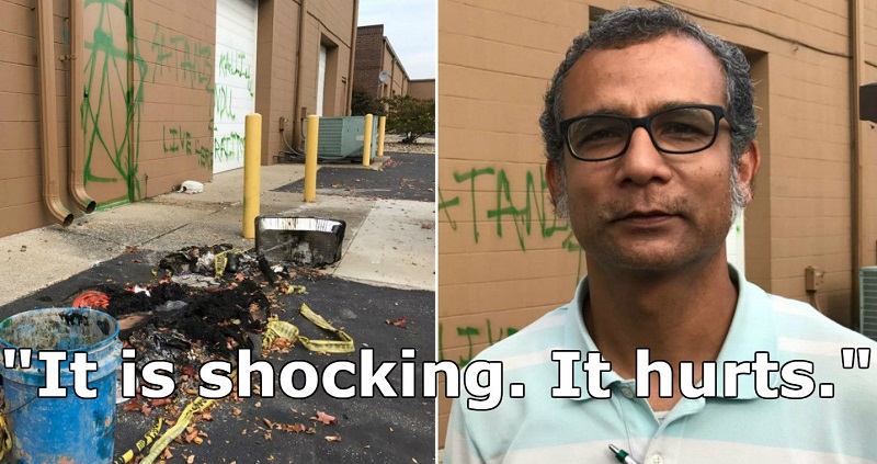 Indian-American Man Shocked After Store is Vandalized, Set on Fire Because He is Hindu