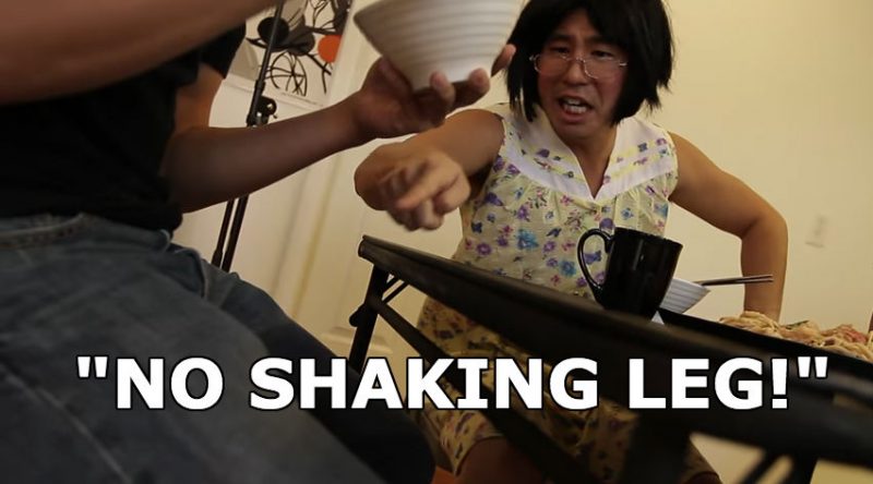 Why You Should Never Shake Your Leg if You are Asian