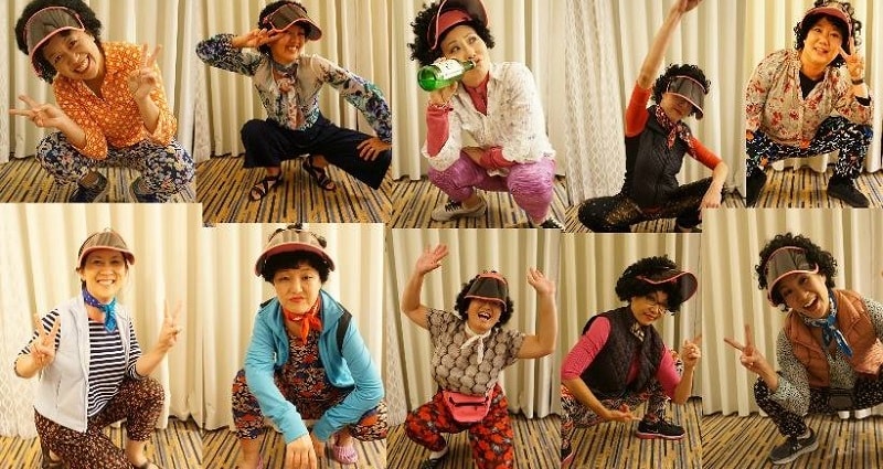 south korean dancing aunties