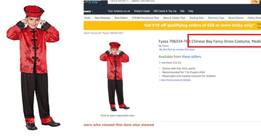 Amazon and eBay Think It’s Perfectly OK To Sell This Racist ‘Chinese Boy’ Costume