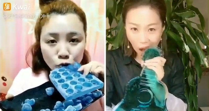 Girls Eating Ice on Camera is the New ASMR Video Trend in China