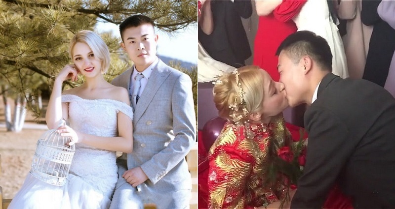 Netizens Surprised That Ukrainian Woman Married Chinese Man ‘For Free’