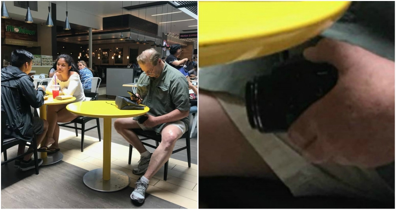 Woman Exposes Creep Taking Pics of Her Legs at California Mall, Security Takes Zero Action
