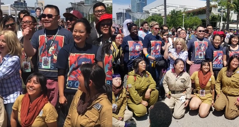 Star Wars Fans Show Love and Support for Rose Tico at San Diego Comic-Con