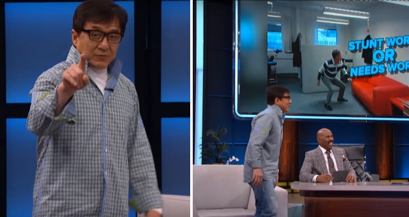 Watch Jackie Chan Hilariously Give Feedback to Amateur Stunt People