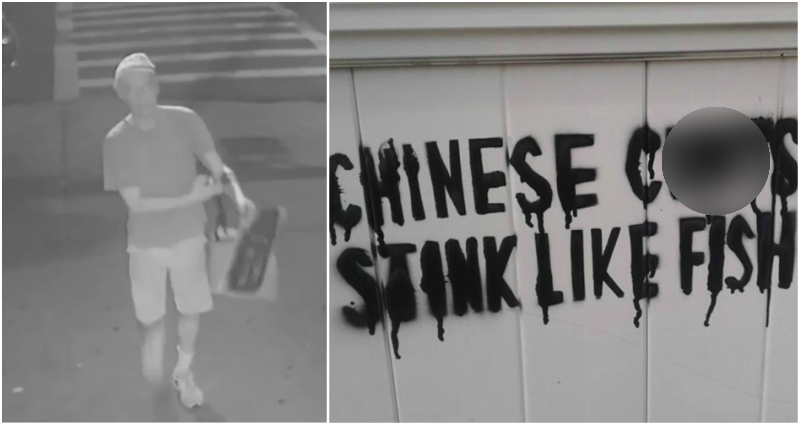 Neighborhood Vandalized By Anti-Chinese Graffiti Rocks Brooklyn Community