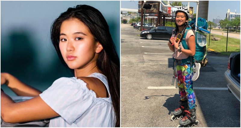 Hong Kong Woman Rollerblades Across America With No Money Relying on People’s Kindness