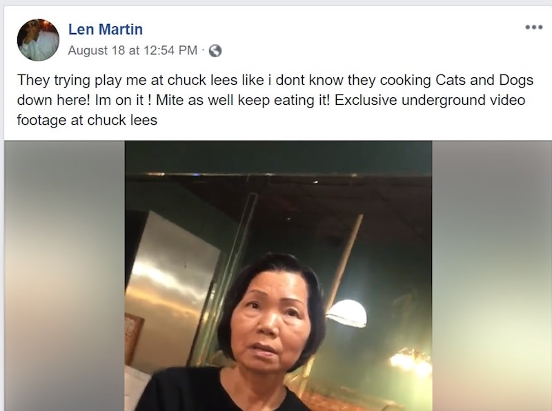 Man Harasses Asian Restaurant Worker With Racist Dog and Cat Jokes