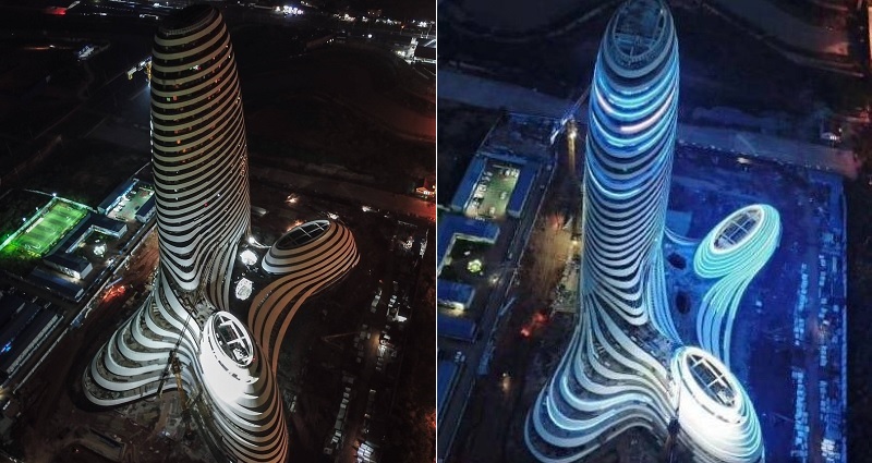 Newly Erected Building in China Looks Like a Huge Penis that Shoots Out Fireworks