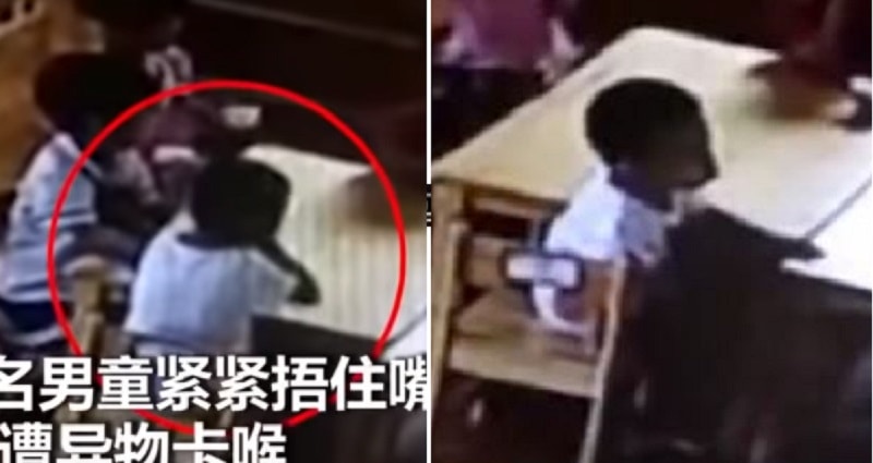 Chinese Mother Watches as Son C‌ho‌ke‌s to D‌e‌at‌h on School’s Security Camera