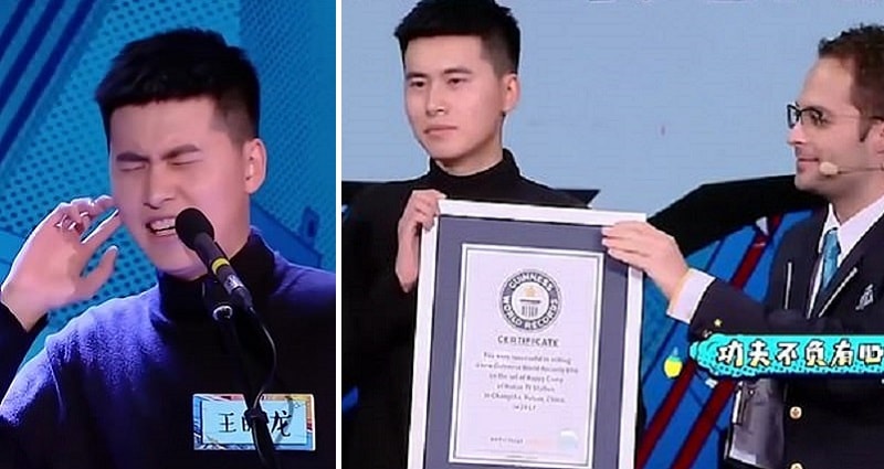 Chinese Man Breaks the Guinness World Record for the ‘Highest Vocal Note by a Male’