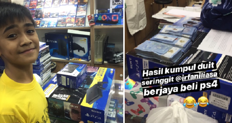 Malaysian Boy Buys PlayStation 4 With Money From Renting Comics For a Year