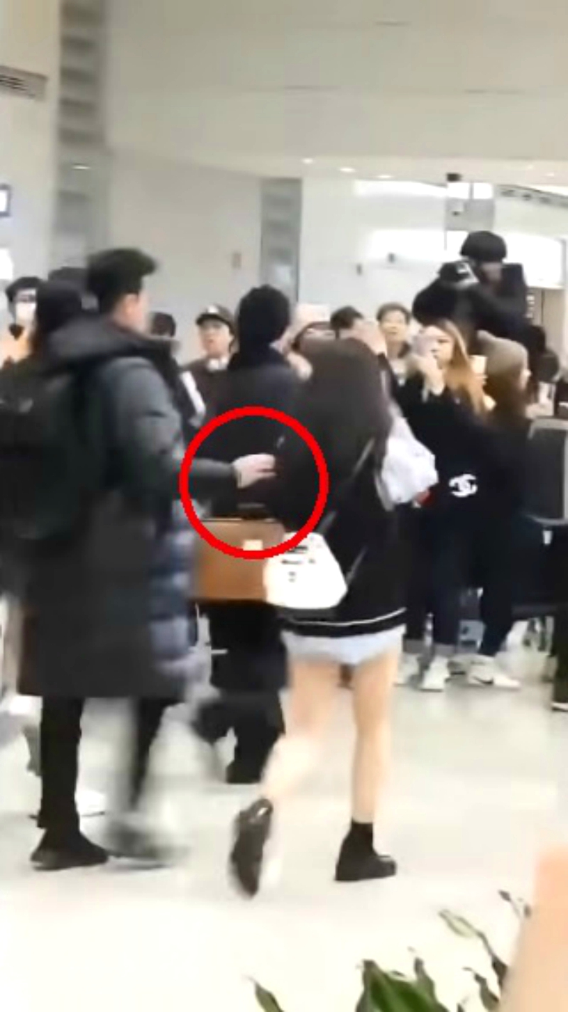 A female fan came under fire after allegedly stalking K-Pop powerhouse BTS at an airport in South Korea earlier this week.