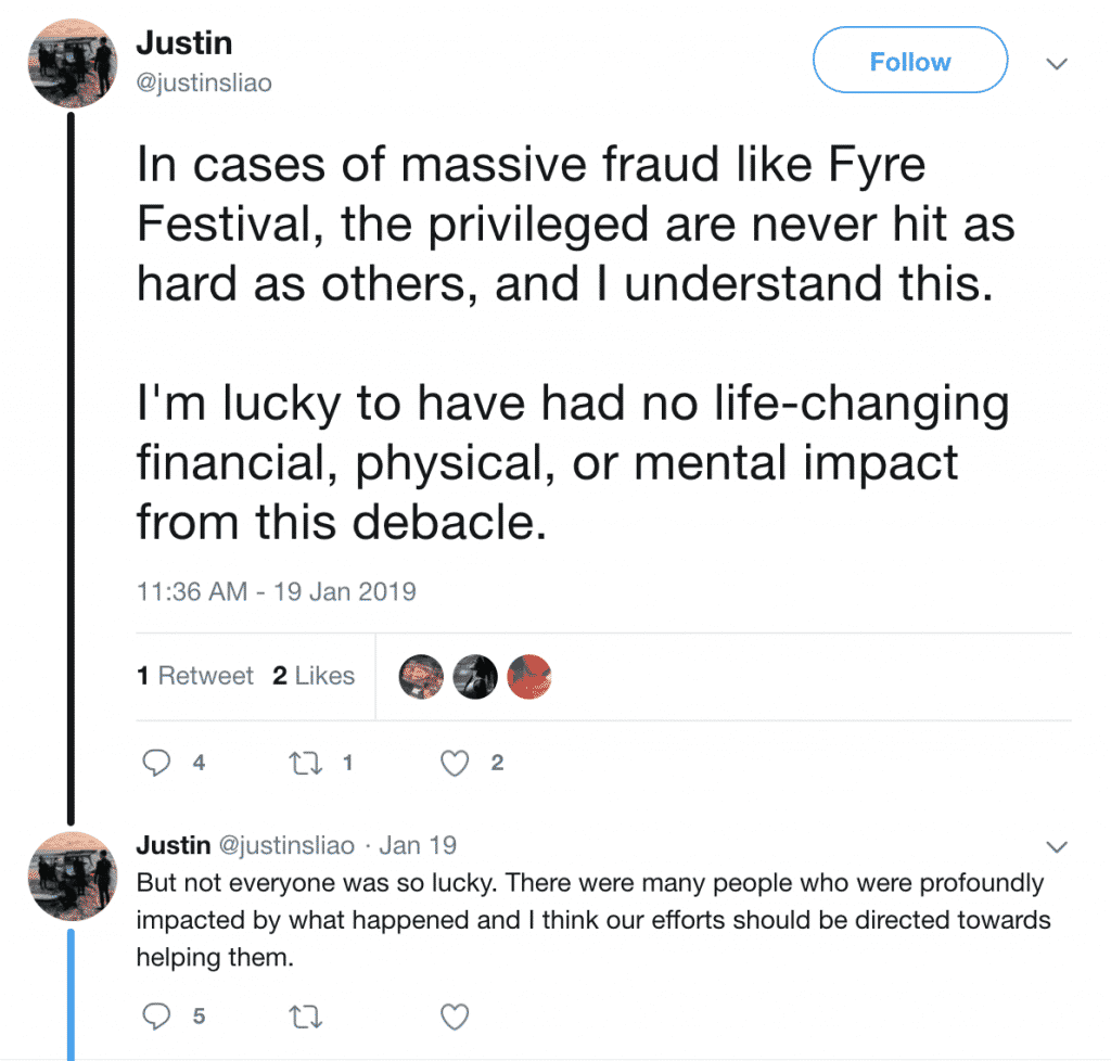 Man Draws Twitter Fury After Admitting to Destroying Tents During Fyre  Festival on Netflix