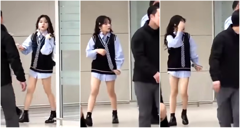 Fangirl With No Pants On Allegedly Stalks BTS at Airport