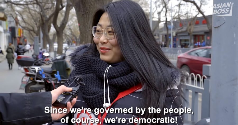 Chinese Citizens Were Asked if Their Country Is Democratic in YouTube Video