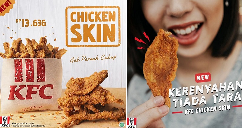 KFC Now Has Straight Up Fried Chicken Skin… in Indonesia