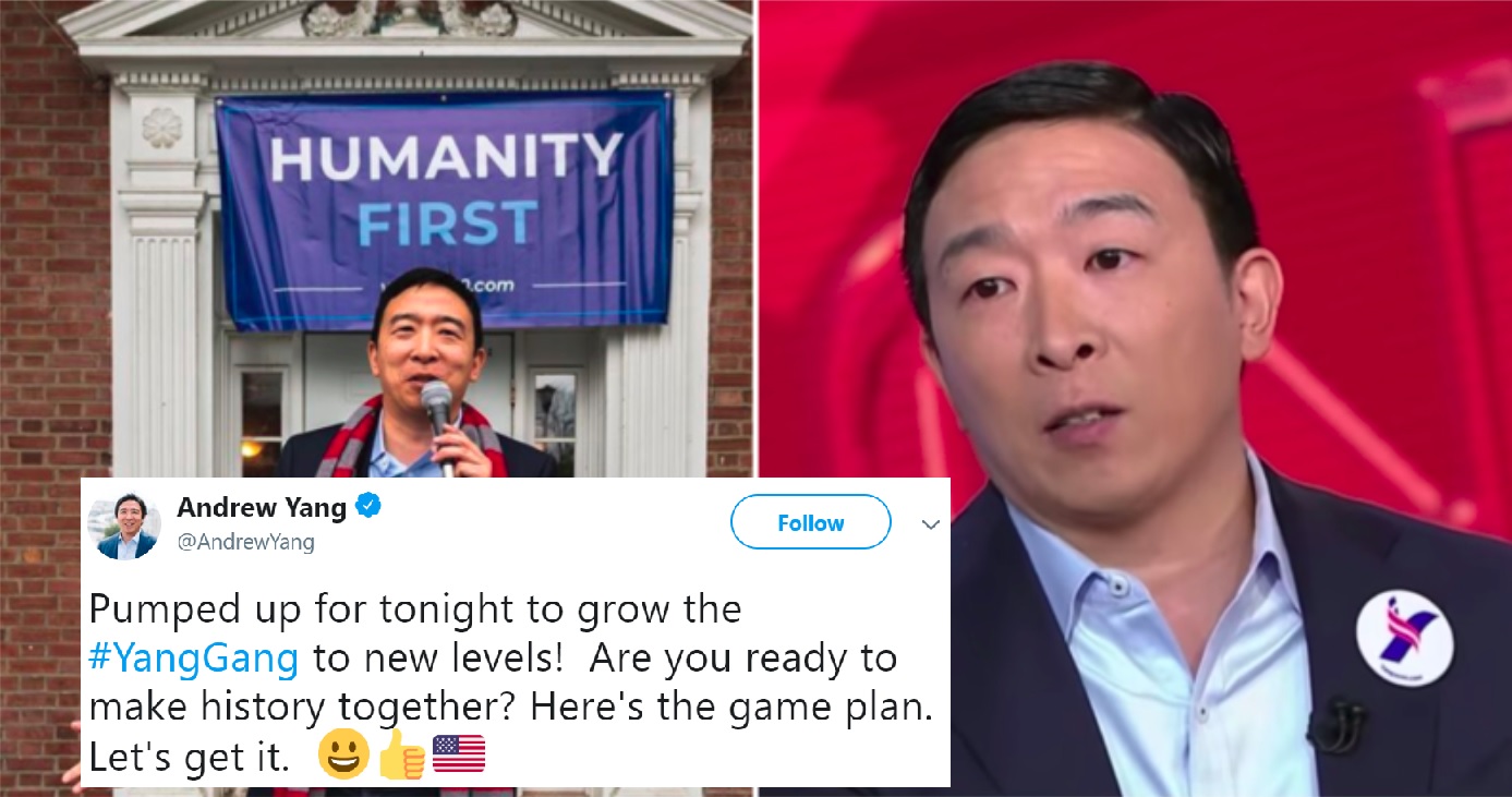 Andrew Yang is PUMPED for Tonight’s Democratic Presidential Debates