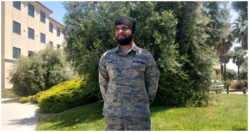 Sikh American Becomes the First Airman Allowed to Keep Beard, Turban on Duty