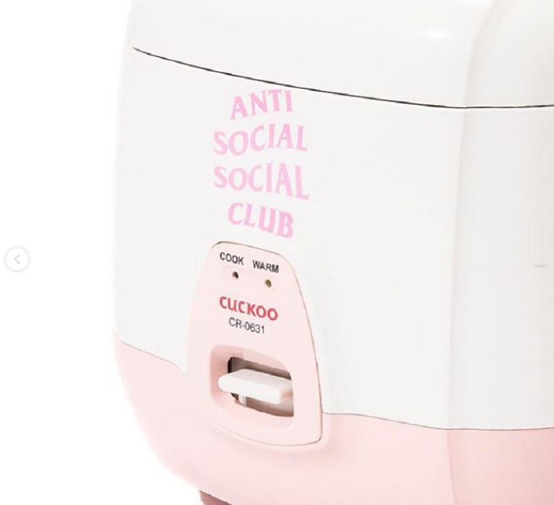 Los Angeles-based streetwear brand Anti Social Social Club is launching its own rice cooker in a collaboration with Korean rice cooker maker Cuckoo.