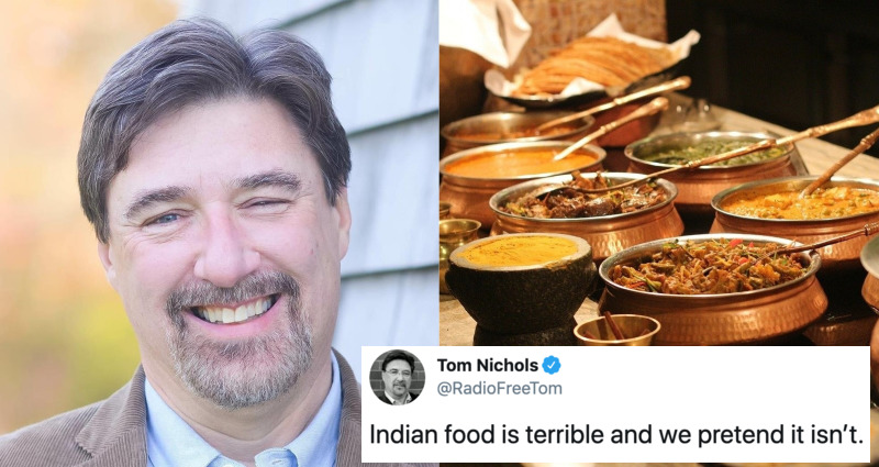 American Professor Says ‘Indian Food is Terrible’ and Twitter Isn’t Having It
