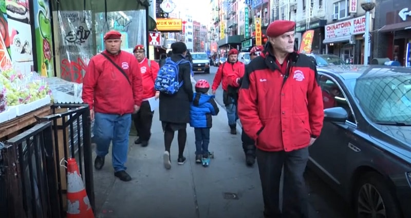 Guardian Angels Protect Asian Americans in NYC Chinatown From Coronavirus Hate Crimes