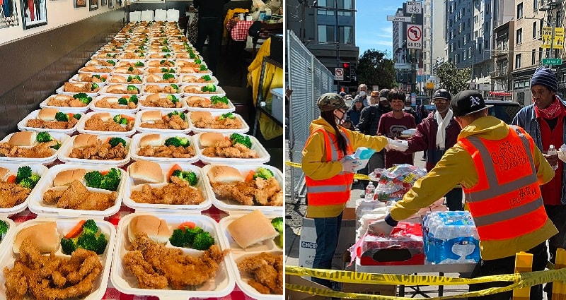 Chinese American Hero Feeds Over 100 Homeless Daily Since New Years in SF