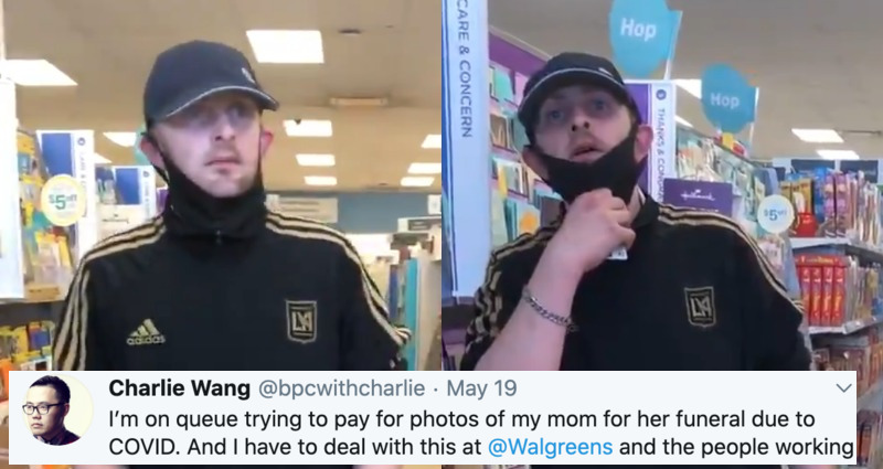 Asian American Man Loses Mother to COVID-19, Harassed by Racist in Walgreens