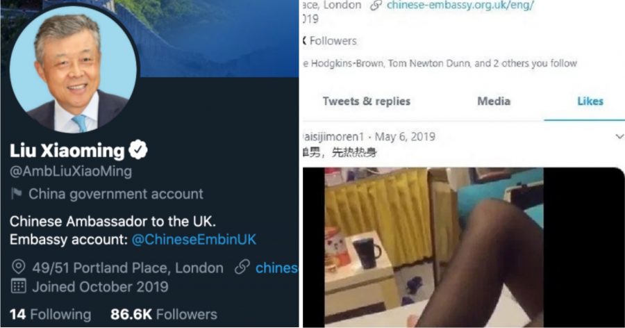 Chinese Ambassador to UK Blames ‘Anti-China Hackers’ After His Twitter Likes Porn Video