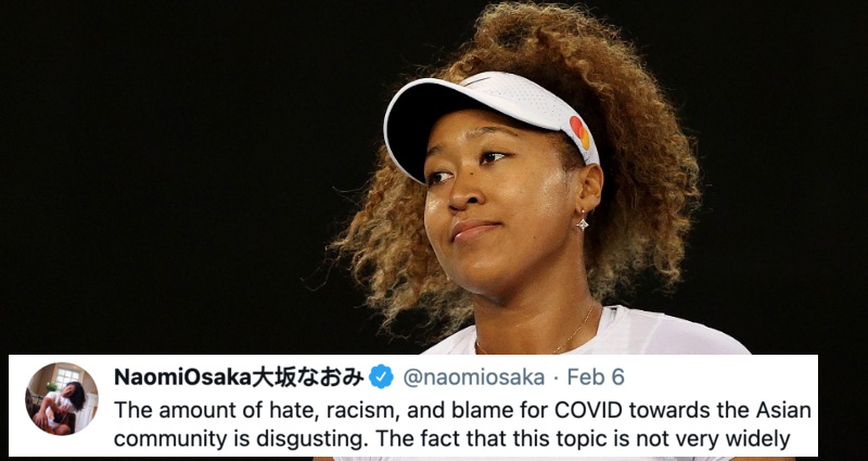 Naomi Osaka Condemns ‘Hate and Racism’ Toward Asian Community