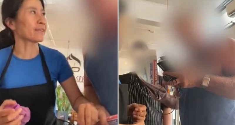 Auckland Café Kicks Out Racist Customer Attacking Chinese Family