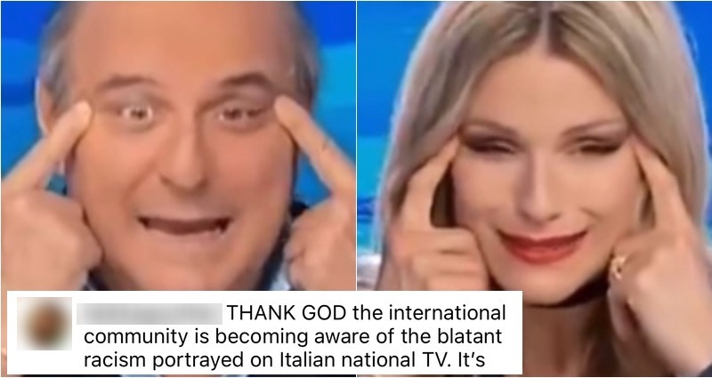 Italian Satirical Show Hosts Spark Outrage for Slanted-Eye Gesture, Mocking of Chinese Accent