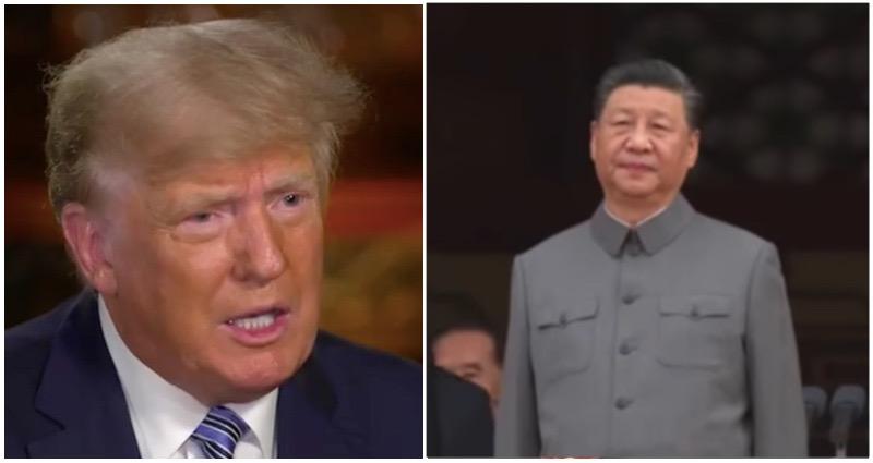 Trump & Chinese Chinese President Xi Jinping