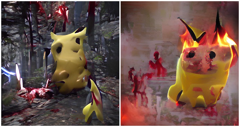 AI-created images of Pikachu are the farthest thing from kawaii