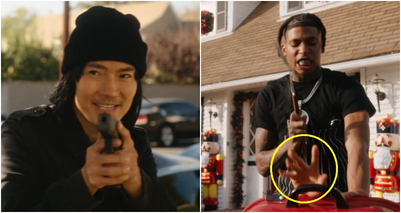 Rapper NLE Choppa sparks outrage for stepping on Asian man on new album cover