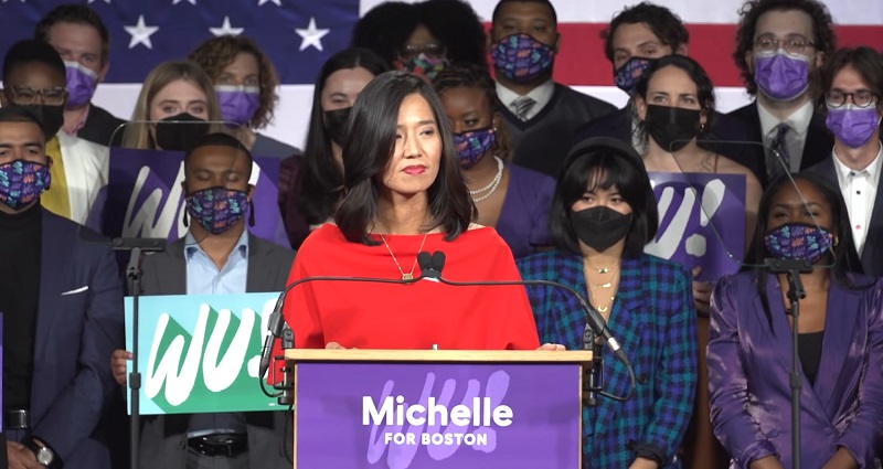 Michelle Wu protest limit ordinance