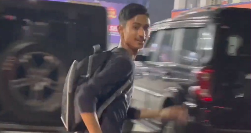 Video of Indian teen declining a ride home in order to run at midnight inspires viewers