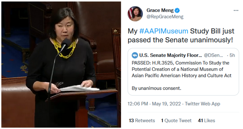 Senate passes bill to study new Asian Pacific American history national museum