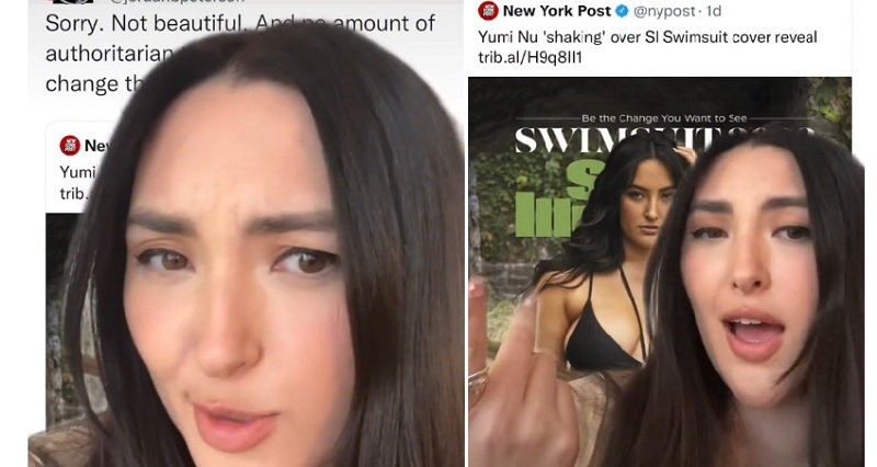SI Swimsuit cover model Yumi Nu responds to Jordan Peterson’s controversial Twitter dig