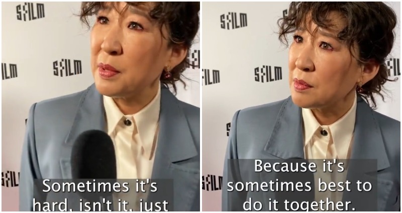 Actor Sandra Oh gives heartwarming advice to young Asian Americans in interview with local student