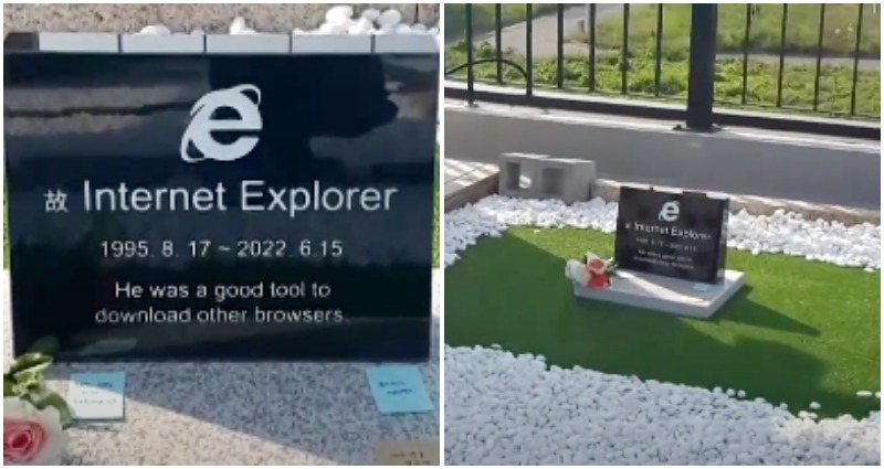 Engineer’s Internet Explorer tombstone goes viral: ‘He was a good tool to download other browsers’