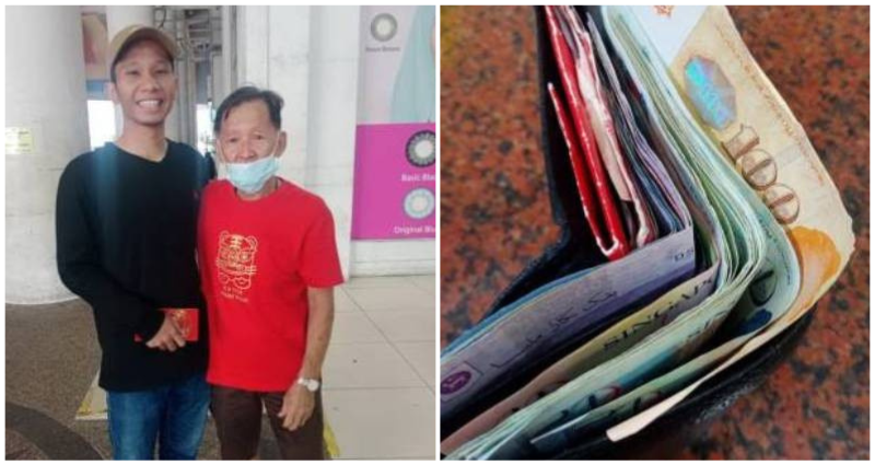 Elderly Singaporean man moved by kindness of Malaysian teen who returned his lost wallet with over $800