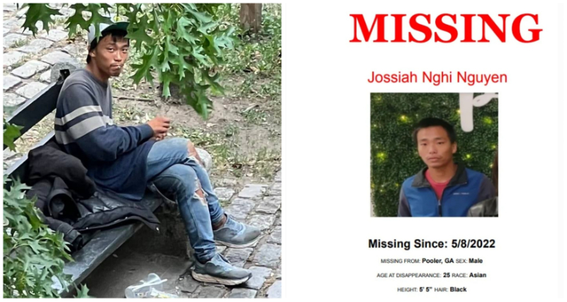 Parents of missing Georgia man photographed on streets of NYC call for public’s help