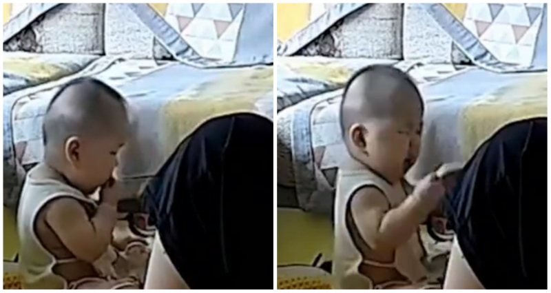 Viral video of baby eating poop while dad is distracted enrages and amuses millions in China