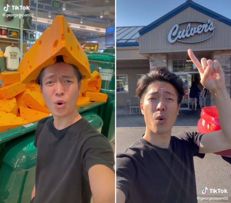 Japanese tourist in Wisconsin captivated by lakes, cheese and monster trucks in viral TikTok video