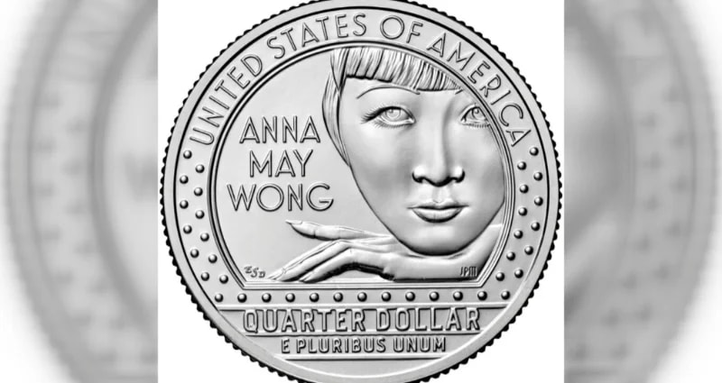 Asian Americans celebrate historic release of Anna May Wong quarters