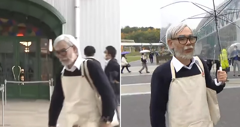 Stunned fans spot ‘Hayao Miyazaki’ strolling around Ghibli Park in news report